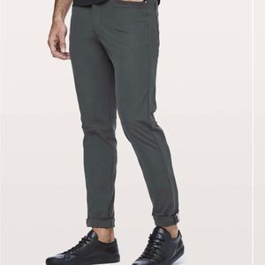 Lululemon ABC Pants Classic Mens 34x30 Warpstreme Gray Stretch Athleisure Casual